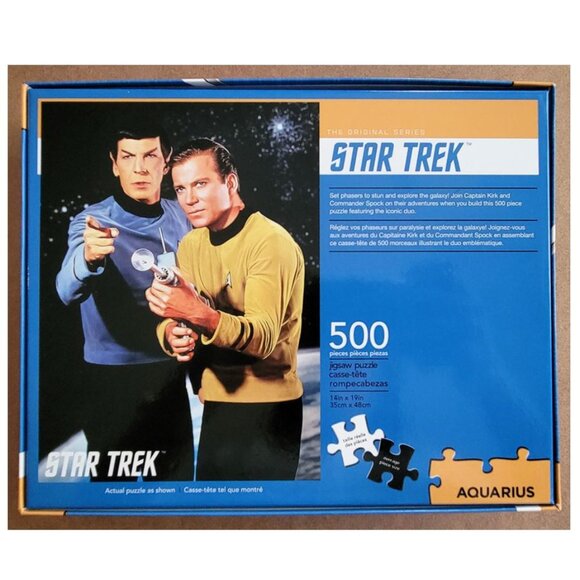 Aquarius STAR TREK Kirk Spock Jigsaw Puzzle 500 pieces - Picture 4 of 8